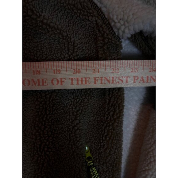 Urban Outfitters Sherpa Fleece Jacket With Aztec Pattern & Neon Zippers - Picture 14 of 16